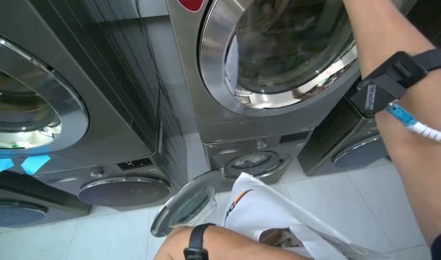 Loading and operating washing machines: egocentric robotics sample