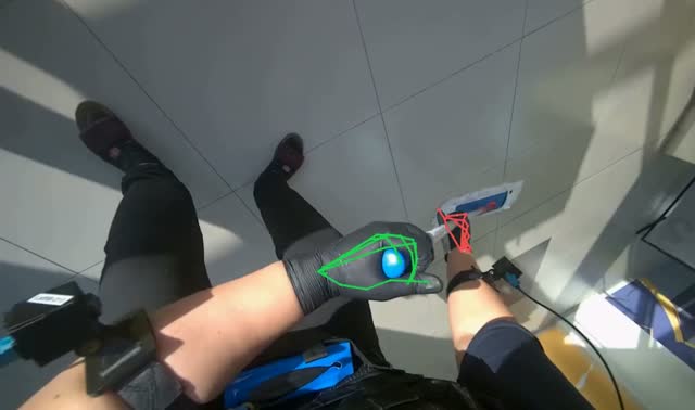 Mopping floor: egocentric robotics sample
