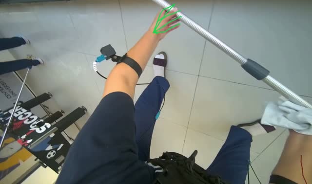 Cleaning glass panels and frames: egocentric robotics sample