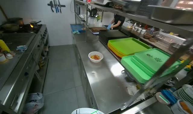Plating sausages onto a plate: egocentric robotics sample