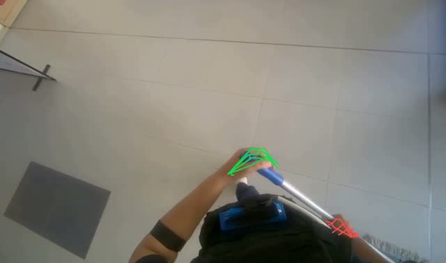 Mopping floor: egocentric robotics sample