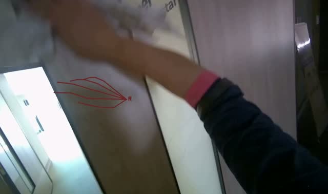Wiping office doors: egocentric robotics sample