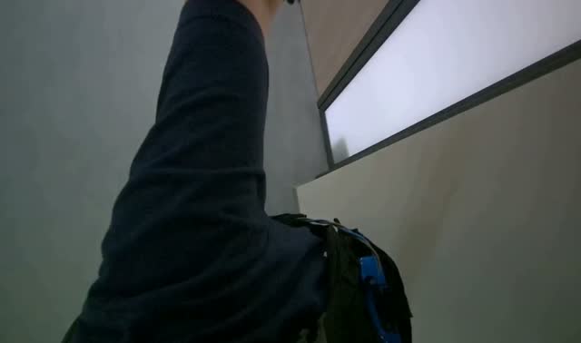 Wiping framed pictures on wall: egocentric robotics sample