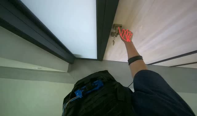 Wiping and locking office doors: egocentric robotics sample