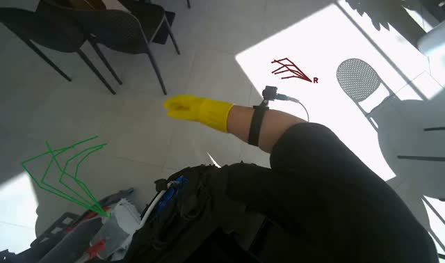 Mopping the floor: egocentric robotics sample