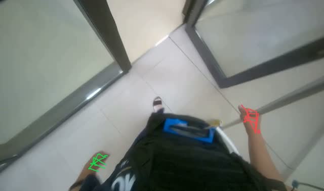 Mopping office floor: egocentric robotics sample