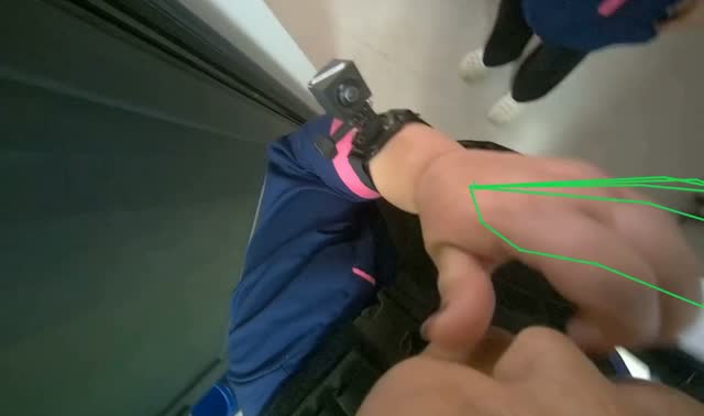 Stocking shelves with supplies: egocentric robotics sample