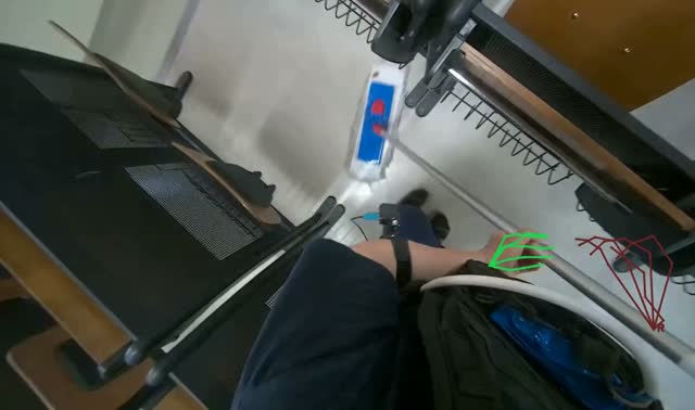 Mopping auditorium floor: egocentric robotics sample