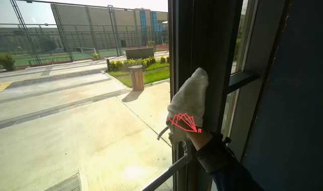 Wiping entrance surfaces: egocentric robotics sample