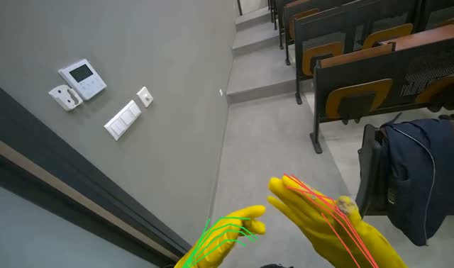 Emptying and replacing trash bag: egocentric robotics sample