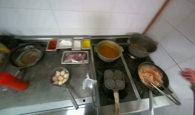 Cooking Seasoned Spaghetti: egocentric robotics sample