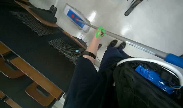 Mopping classroom floor: egocentric robotics sample