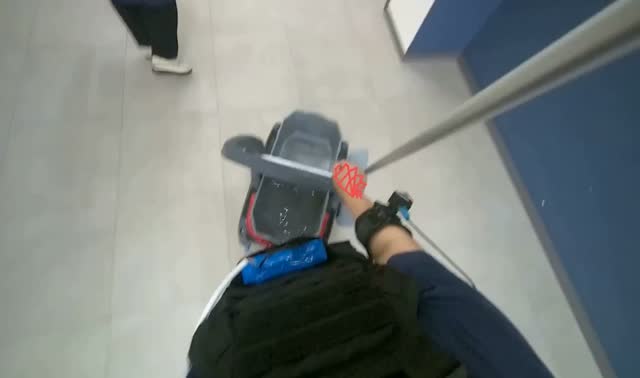 Moving cleaning cart: egocentric robotics sample