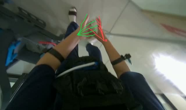 Wringing and reattaching mop head: egocentric robotics sample