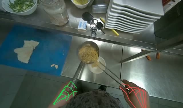 Cooking noodles: egocentric robotics sample