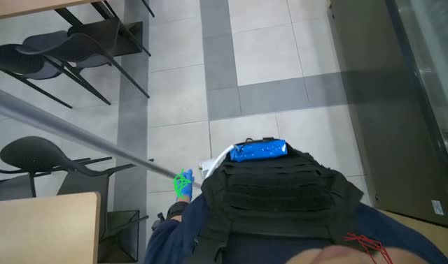 Mopping floor: egocentric robotics sample