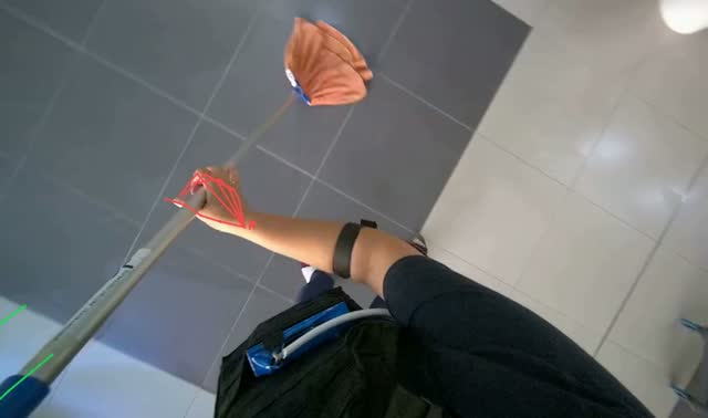 Mopping floor: egocentric robotics sample