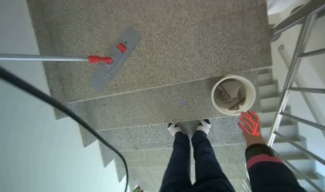 Wringing mop head: egocentric robotics sample