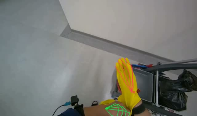 Preparing mopping equipment: egocentric robotics sample