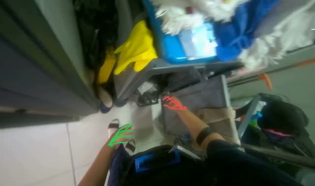 Storing Towels: egocentric robotics sample