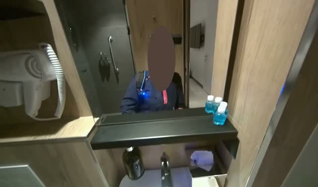 Cleaning and stocking bathroom: egocentric robotics sample