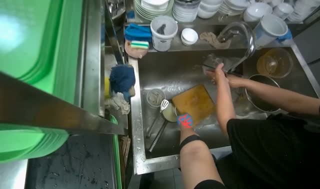 Organizing kitchen items: egocentric robotics sample