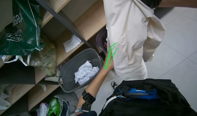 Sorting and organizing laundry: egocentric robotics sample