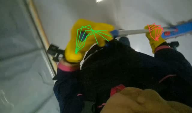 Mopping floor and walls: egocentric robotics sample