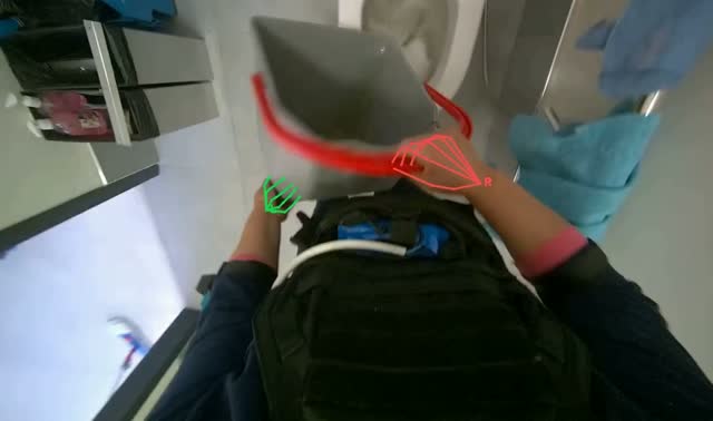 Preparing mop bucket: egocentric robotics sample