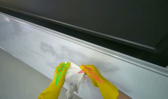 Wiping whiteboard in lecture hall: egocentric robotics sample