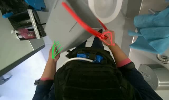 Preparing mop bucket: egocentric robotics sample