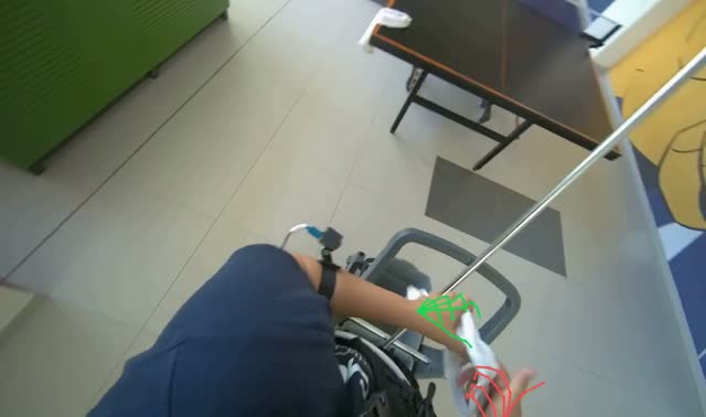 Wringing cleaning cloths: egocentric robotics sample