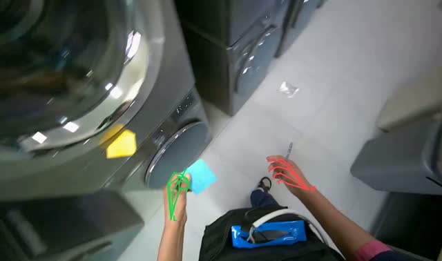 Organizing items on shelves: egocentric robotics sample