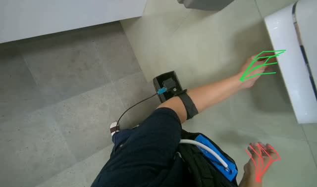 Servicing paper towel dispenser: egocentric robotics sample