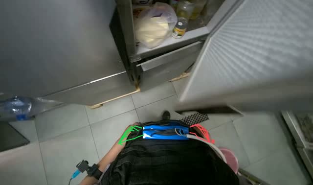 Preparing eggs for cooking: egocentric robotics sample