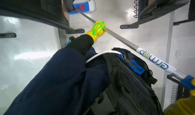 Mopping classroom floor: egocentric robotics sample