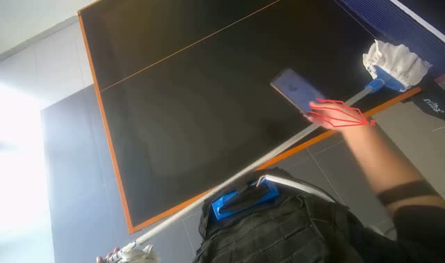 Mopping the ping-pong table: egocentric robotics sample