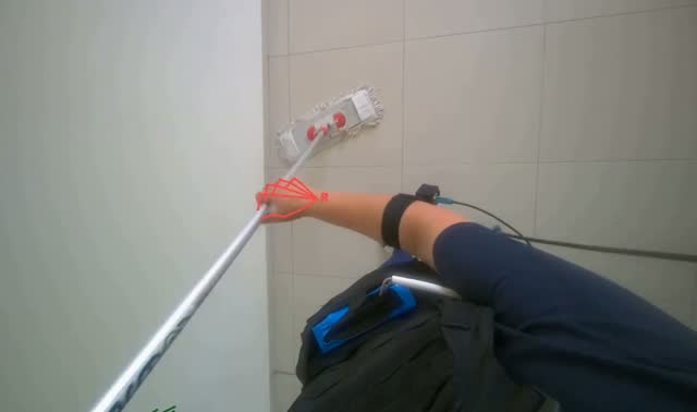 Mopping the floor: egocentric robotics sample