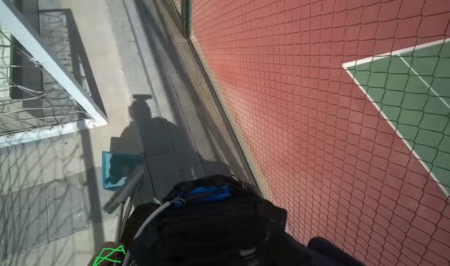 Transporting cleaning equipment: egocentric robotics sample