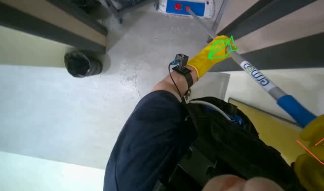 Mopping floor: egocentric robotics sample
