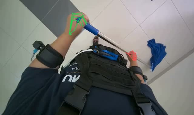 Mopping the floor: egocentric robotics sample
