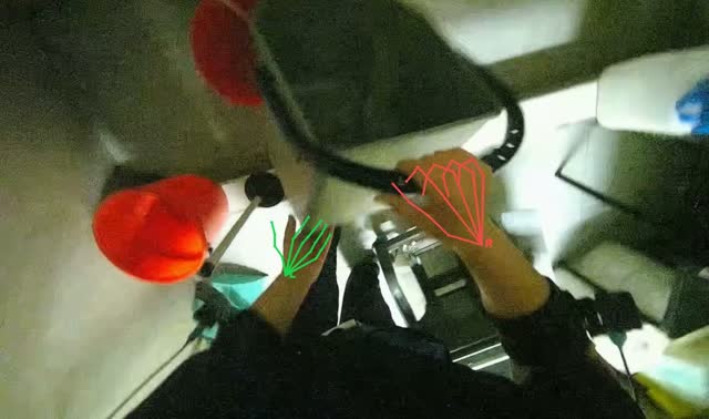 Adjusting mop bucket wringer: egocentric robotics sample