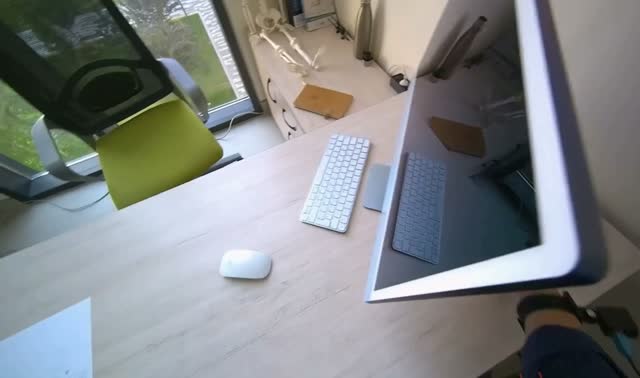 Cleaning office space: egocentric robotics sample