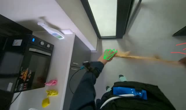 Folding and storing cleaning cloth: egocentric robotics sample