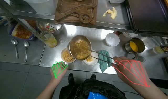 Assembling ramen bowls: egocentric robotics sample