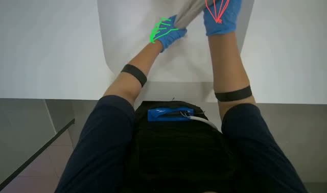 Washing and rinsing cleaning cloth: egocentric robotics sample
