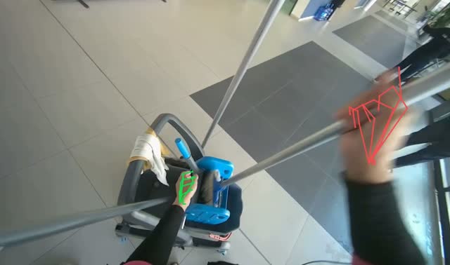 Mopping floor near windows: egocentric robotics sample