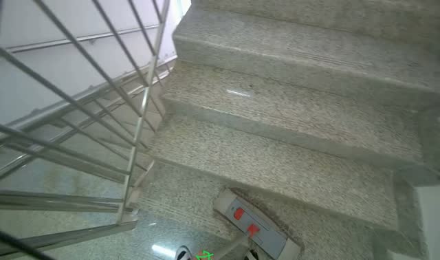 Mopping staircase floor: egocentric robotics sample