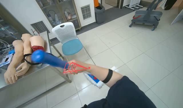 Mopping floor: egocentric robotics sample