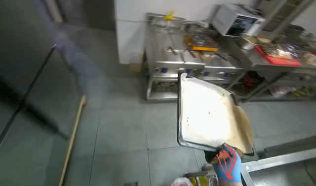 Taking meal from microwave oven: egocentric robotics sample